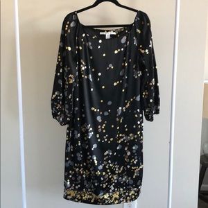 DVF silk dress